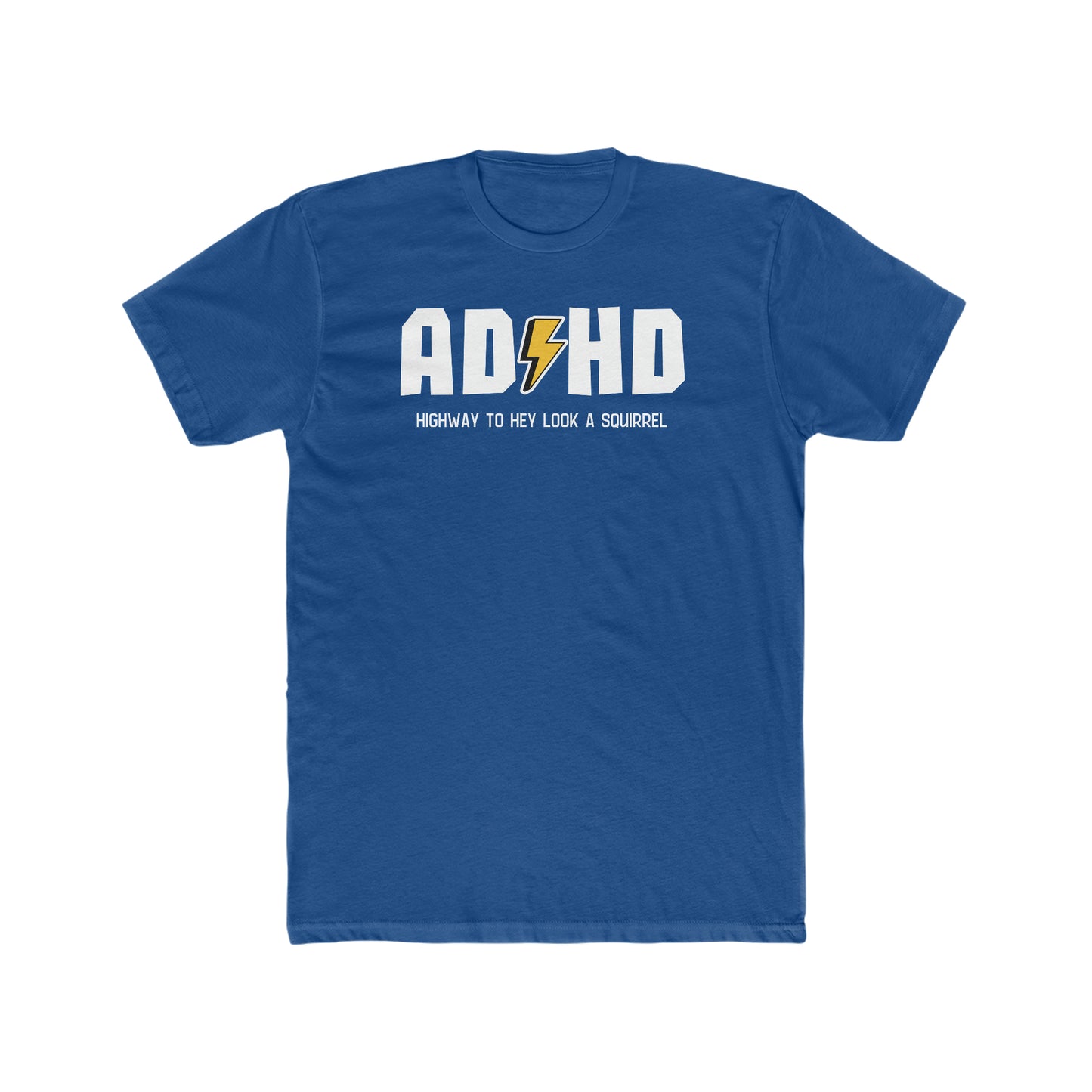 ADHD. Men's Cotton Crew Tee