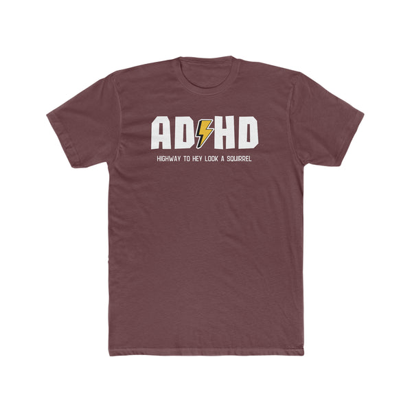 ADHD. Men's Cotton Crew Tee