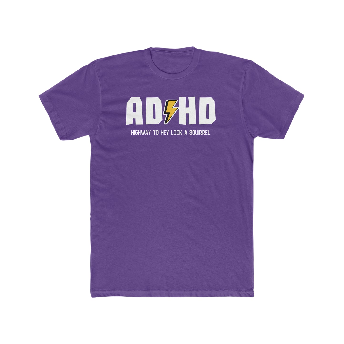 ADHD. Men's Cotton Crew Tee