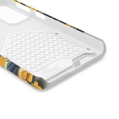 The Tourist White Phone Case With Card Holder