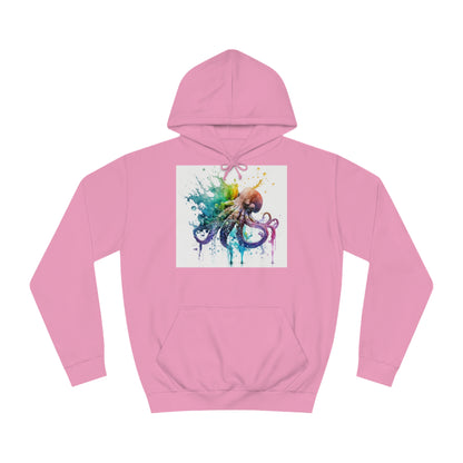 Octopus Drip Paint Hoodie