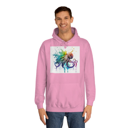 Octopus Drip Paint Hoodie