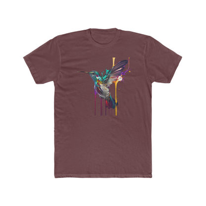 Hummingbird Drip Paint Style