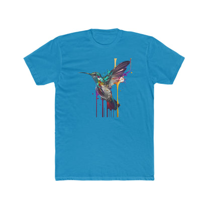 Hummingbird Drip Paint Style