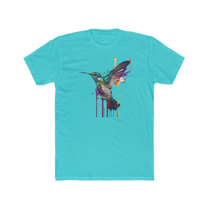 Hummingbird Drip Paint Style