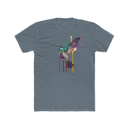 Hummingbird Drip Paint Style