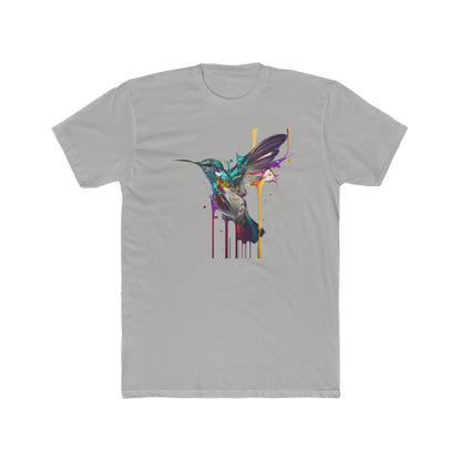 Hummingbird Drip Paint Style