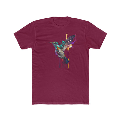 Hummingbird Drip Paint Style