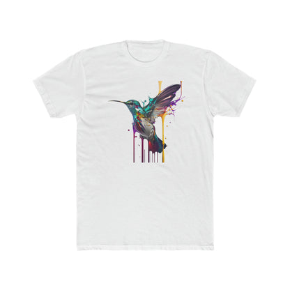 Hummingbird Drip Paint Style