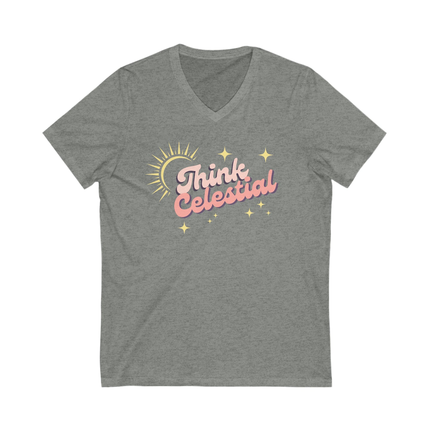 Think Celestial V-Neck Tee
