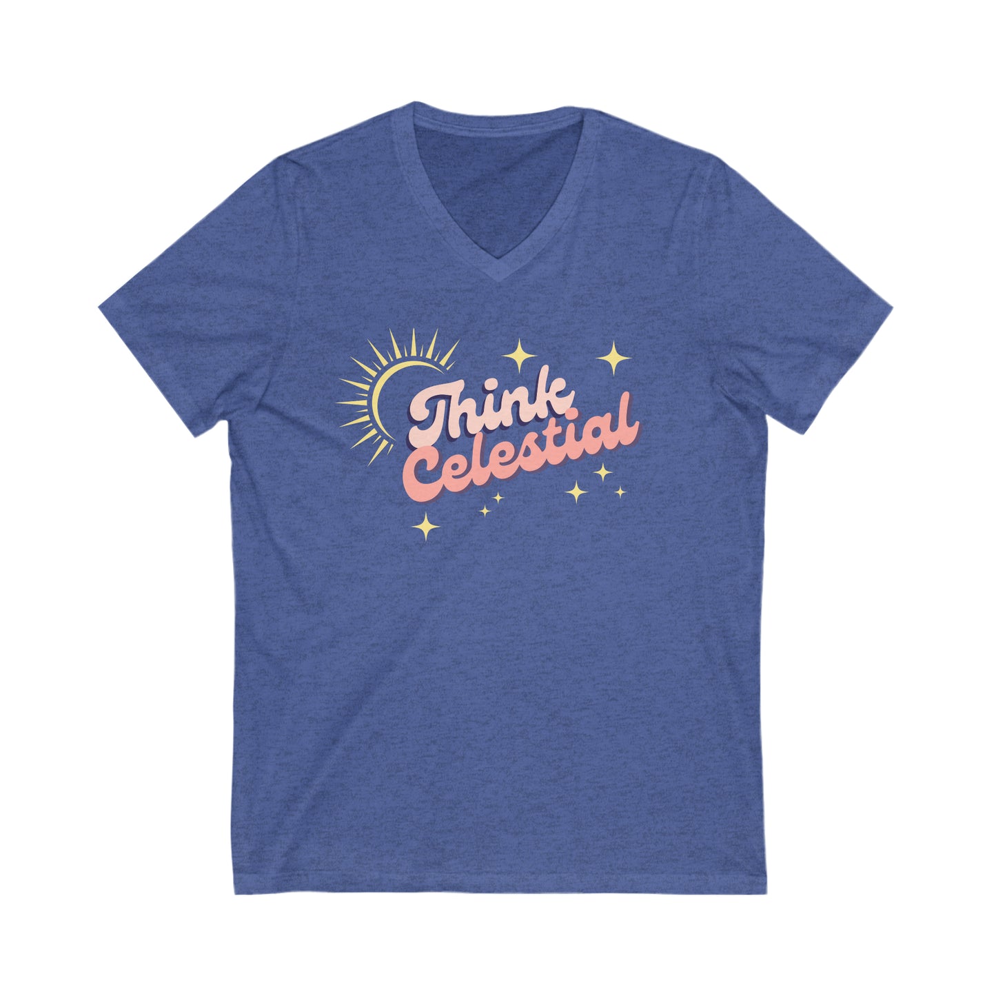 Think Celestial V-Neck Tee