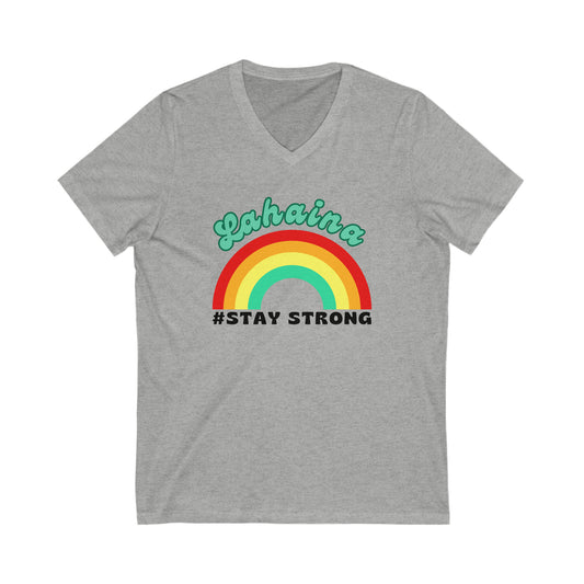 Lāhainā Stay Strong V-Neck Tee