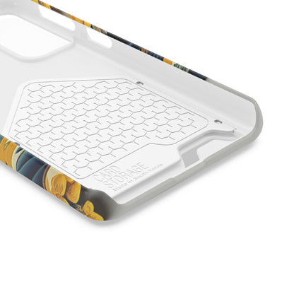 The Tourist White Phone Case With Card Holder