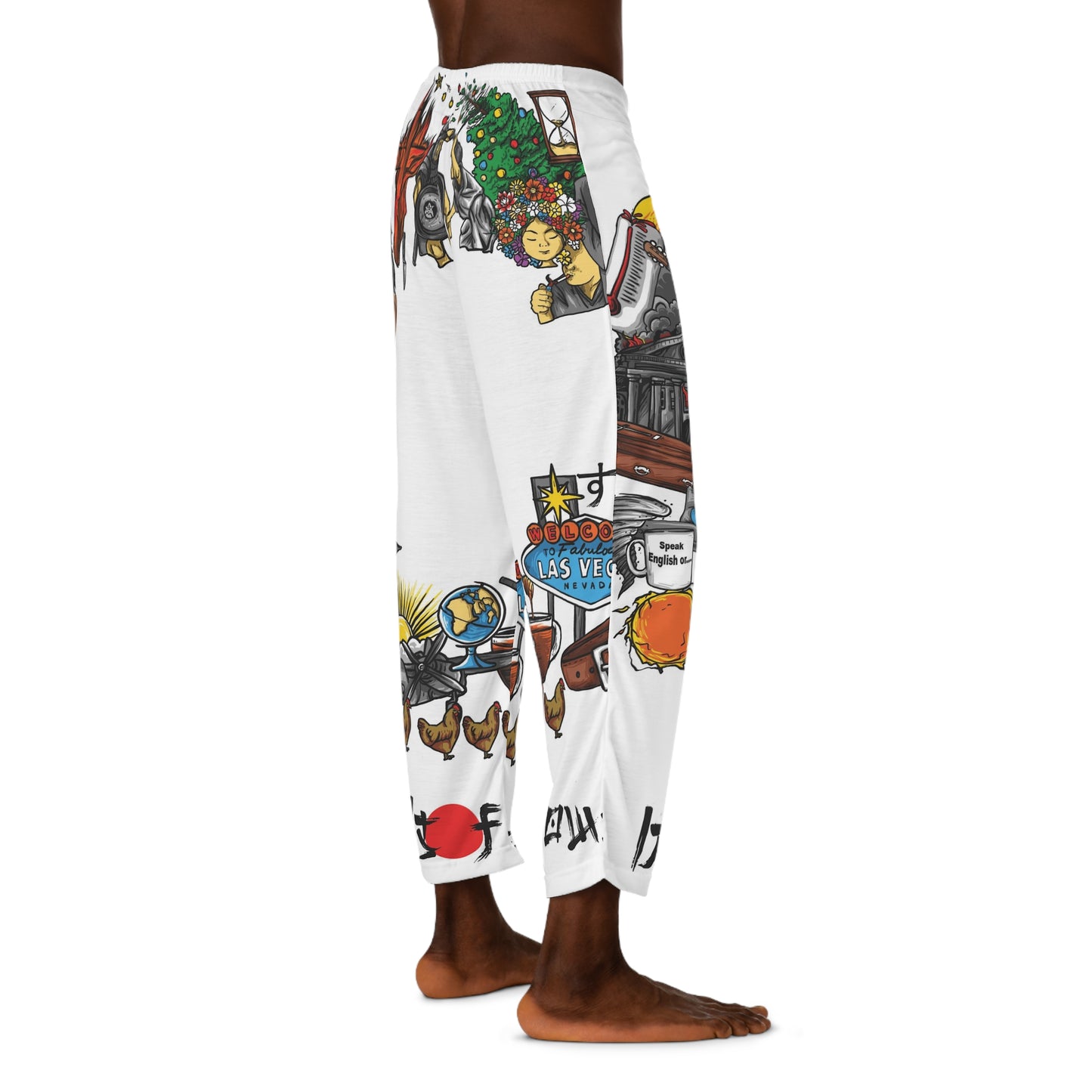 bell's flowers Album C original pajama pants