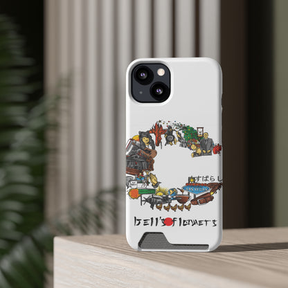 bell's flowers Album C original Phone Case With Card Holder