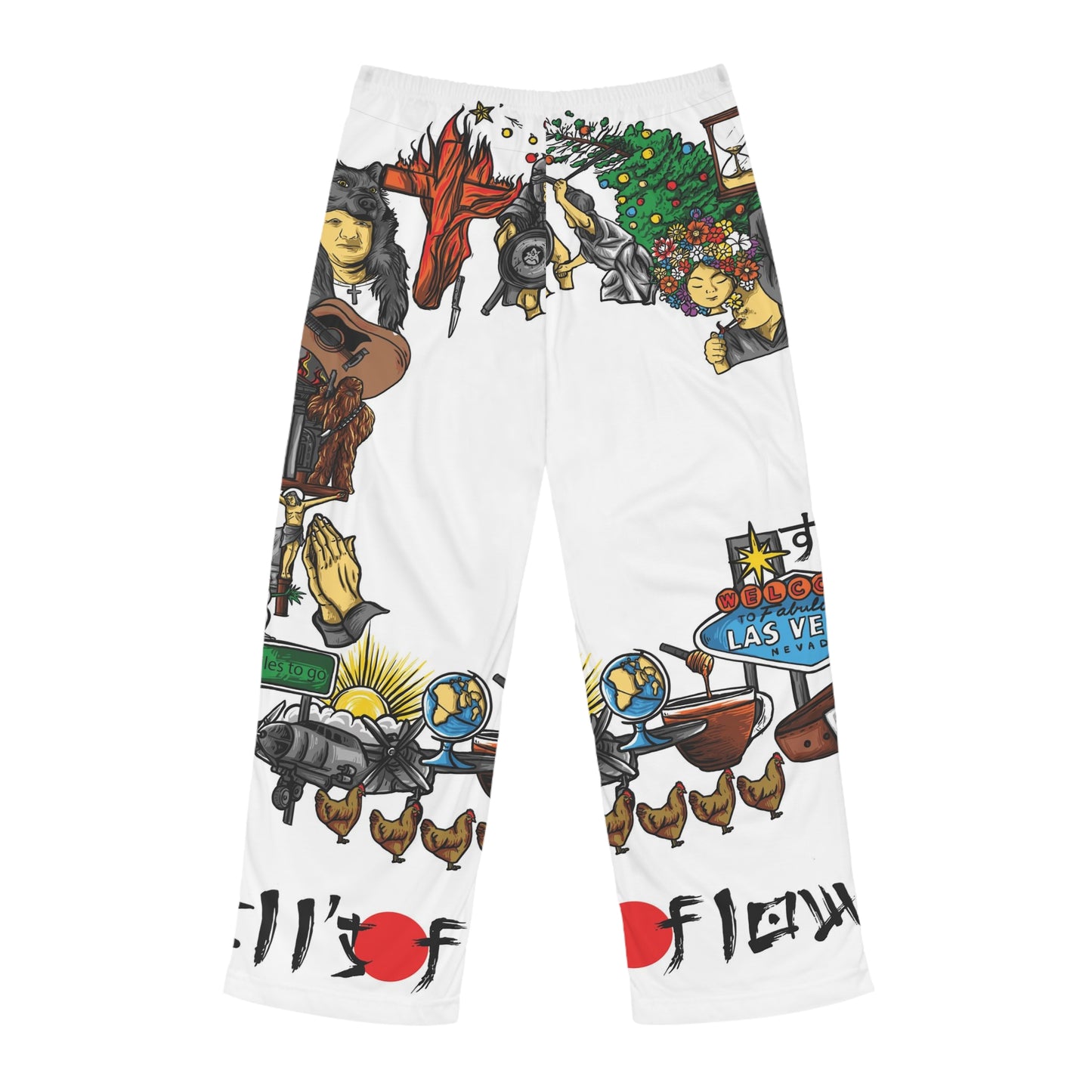bell's flowers Album C original pajama pants