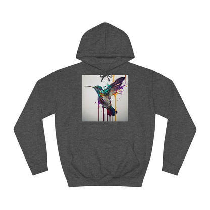 Hummingbird Drip Paint Hoodie