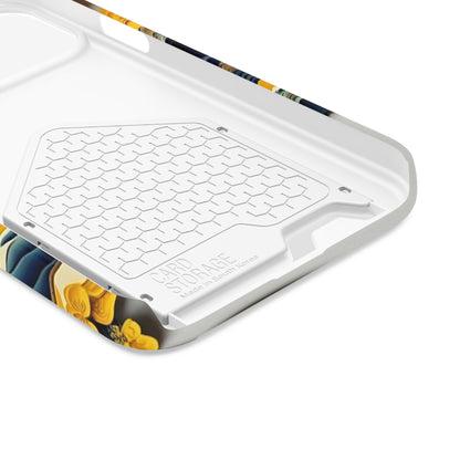 The Tourist White Phone Case With Card Holder