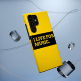 Live For Music Phone Case