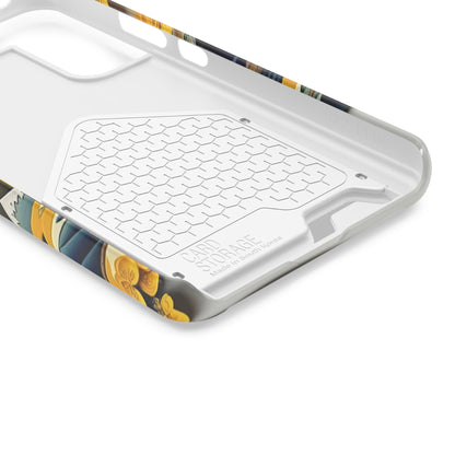 The Tourist White Phone Case With Card Holder