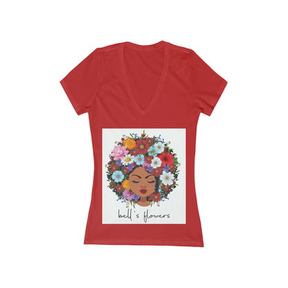 bell's flowers Original Logo Ladies V-neck