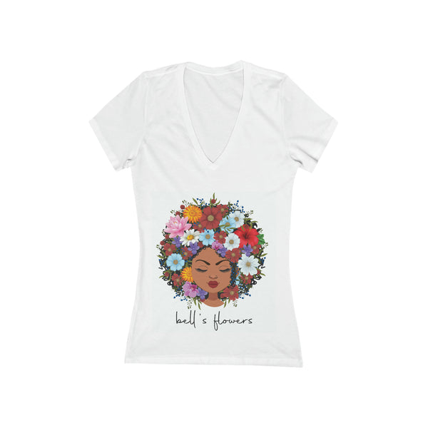 bell's flowers Original Logo Ladies V-neck