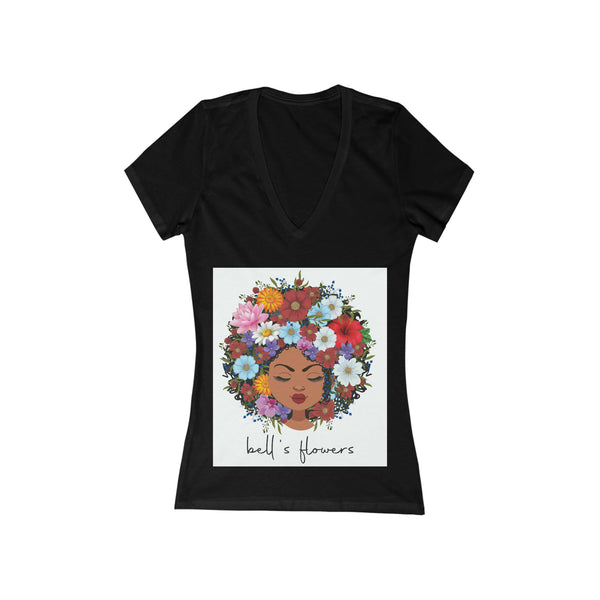 bell's flowers Original Logo Ladies V-neck