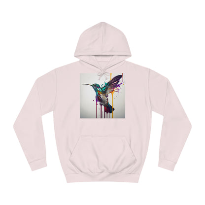 Hummingbird Drip Paint Hoodie