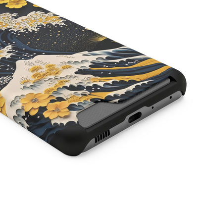 The Tourist Black Phone Case With Card Holder