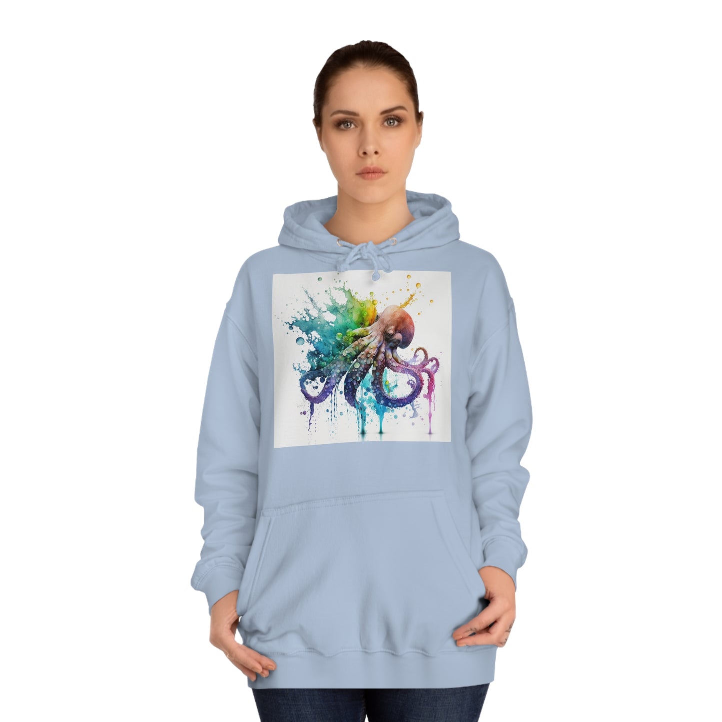 Octopus Drip Paint Hoodie