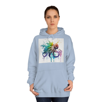 Octopus Drip Paint Hoodie