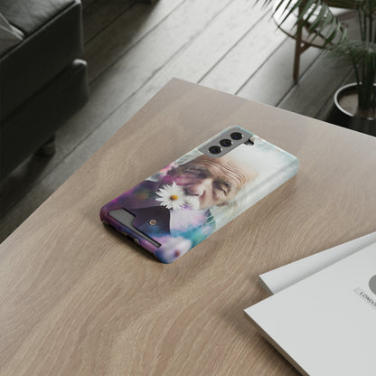 bell's flowers Einstein Phone Case With Card Holder
